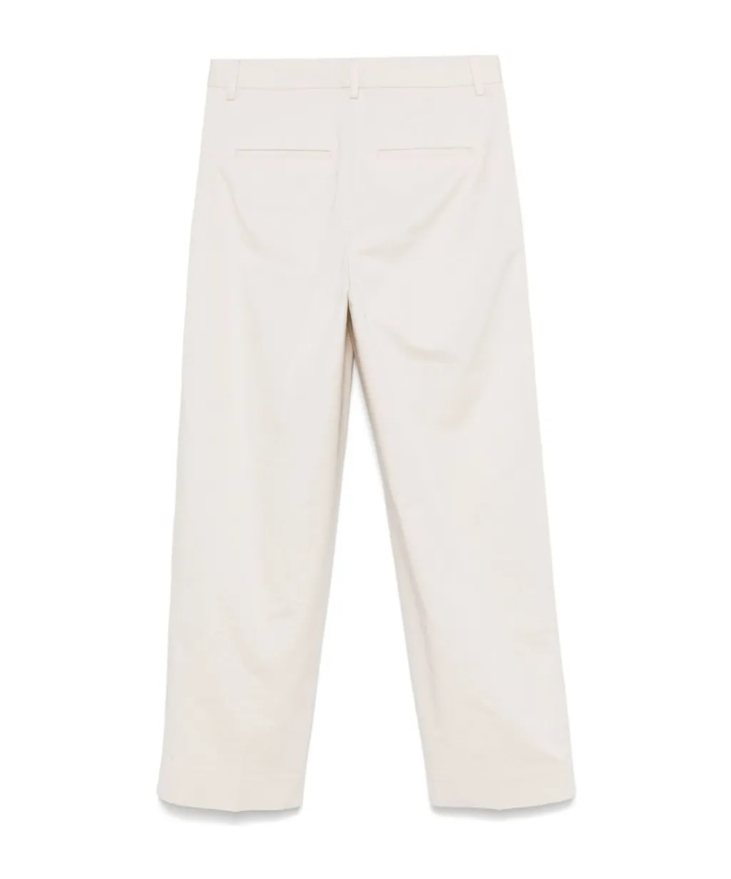 Pleated Wide-Leg Pants