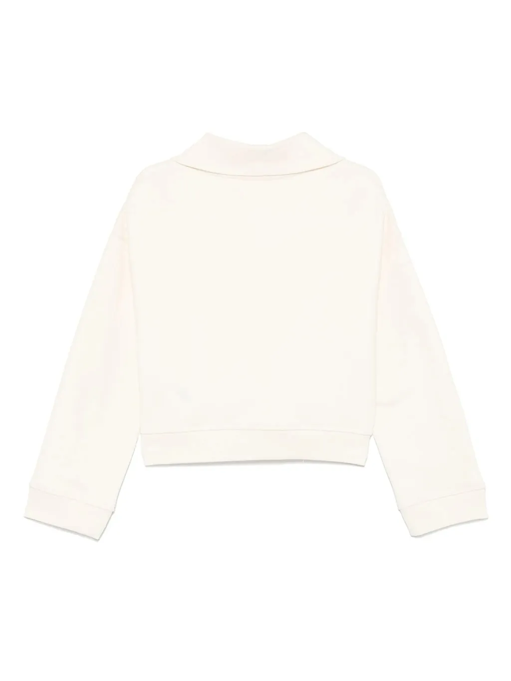 Polo-Collar Sweatshirt