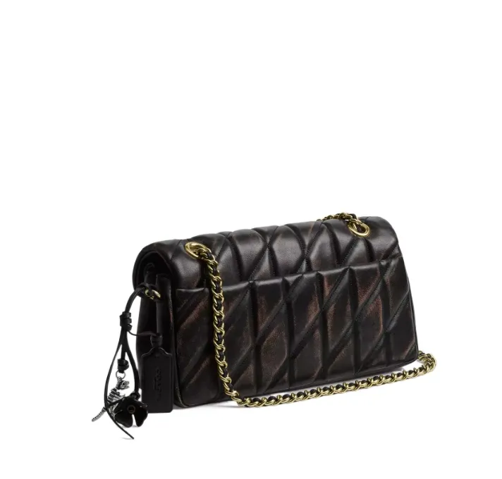 Tabby Shoulder Bag 26 In Loved Leather With Quilting