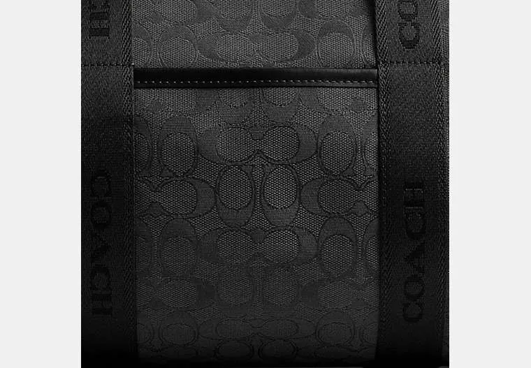 Signature Jacquard Theo Duffle Bag