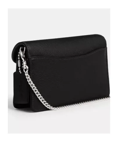 Tabby Logo Plaque Chained Clutch Bag
