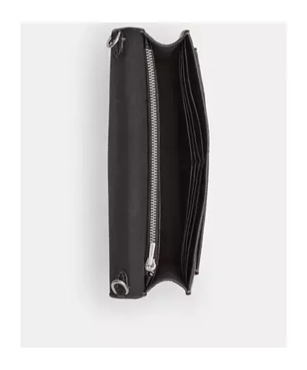 Tabby Logo Plaque Chained Clutch Bag