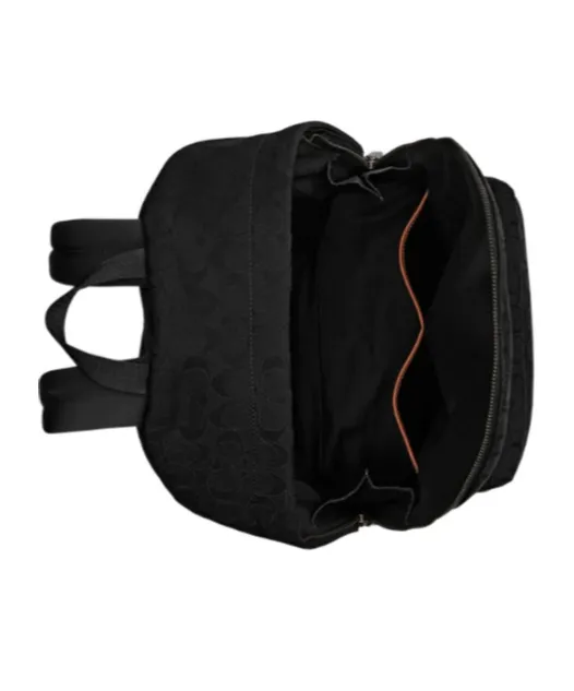 Monogram-Pattern Backpack