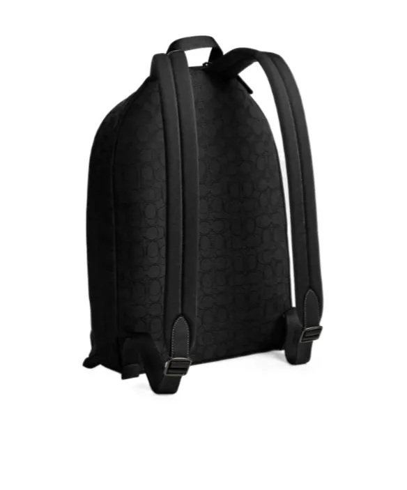 Monogram-Pattern Backpack
