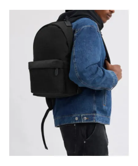 Monogram-Pattern Backpack