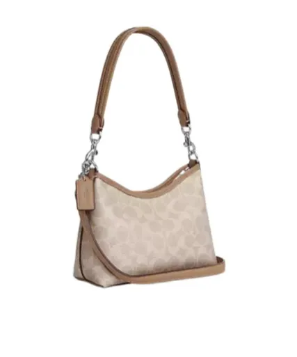 Laurel Small Shoulder Bag In Signature Canvas