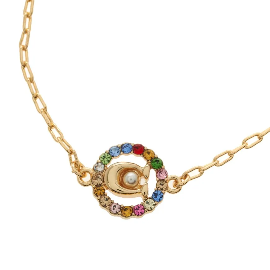 Multi-Crystal Slider Bracelet