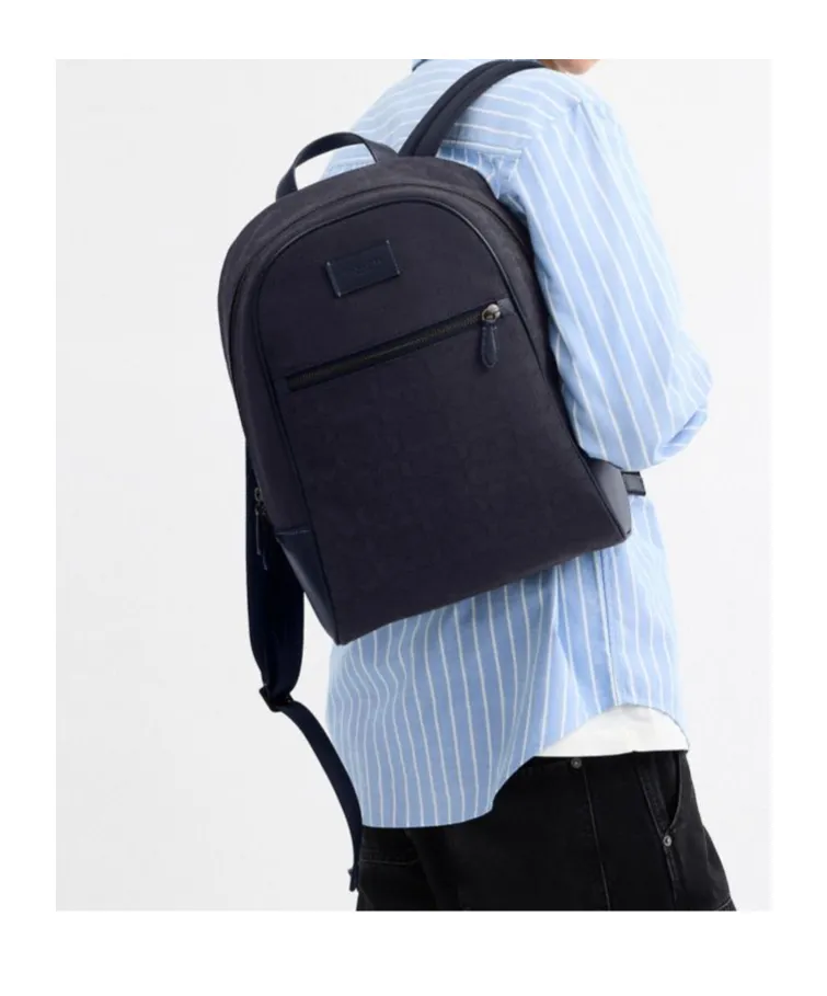 Theo Monogrammed Backpack