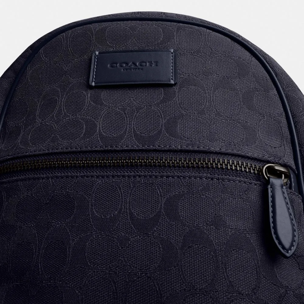 Theo Monogrammed Backpack