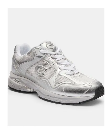 C301 Low-Top Panelled Trainers