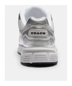 C301 Low-Top Panelled Trainers