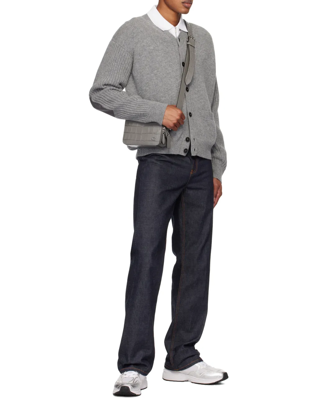 C301 Low-Top Panelled Trainers