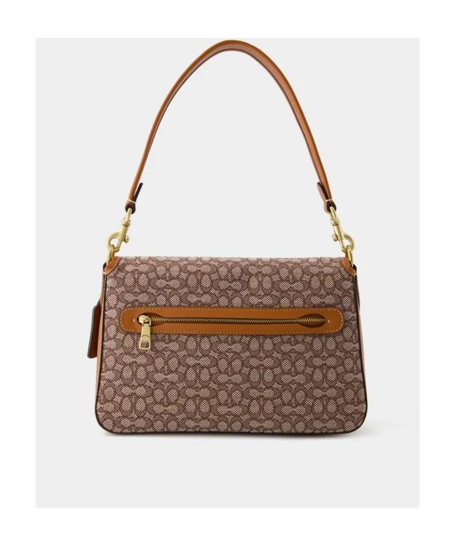 Tabby Monogram-Jacquard Canvas Shoulder Bag