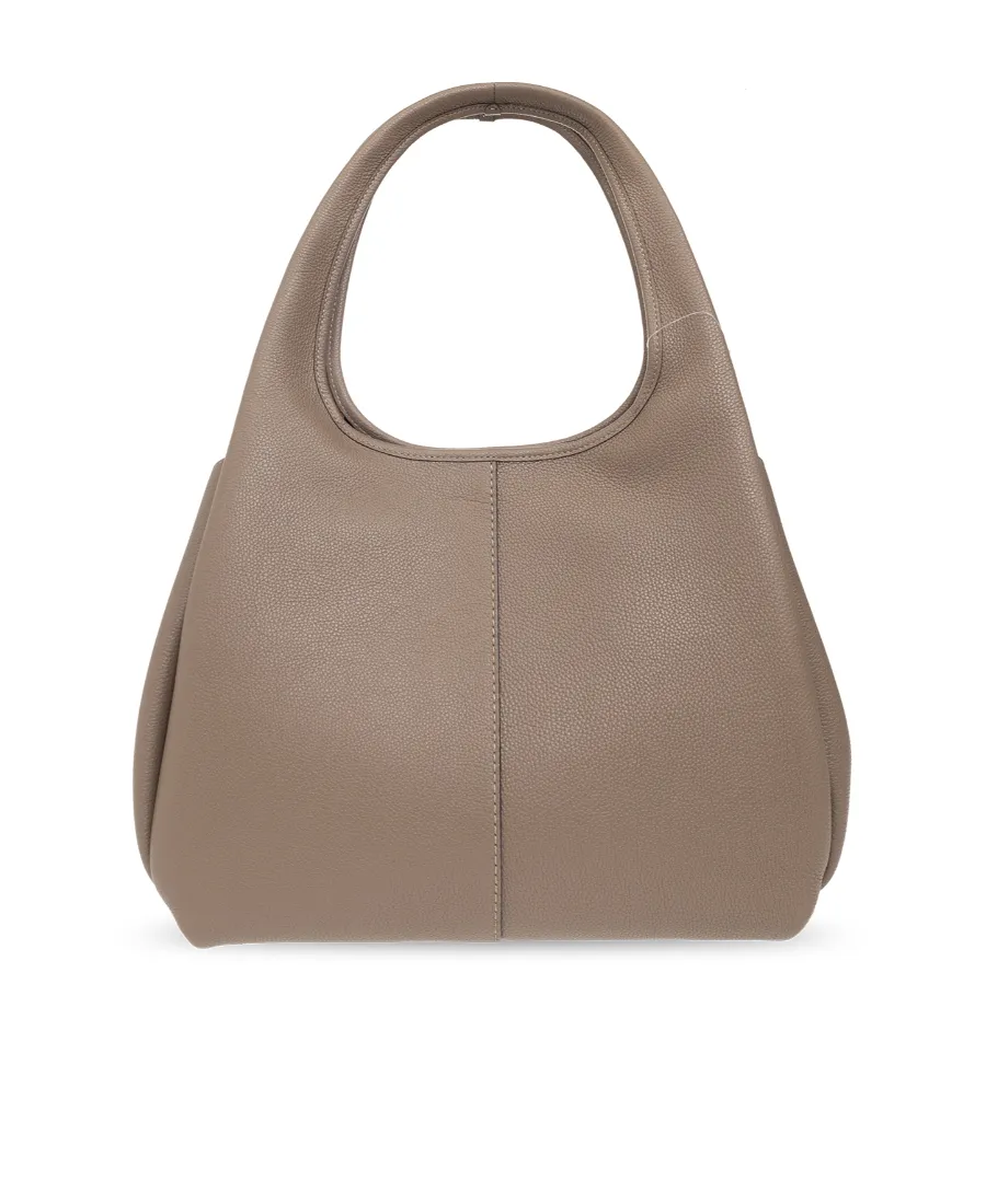 Lana Logo Plaque Shoulder Bag