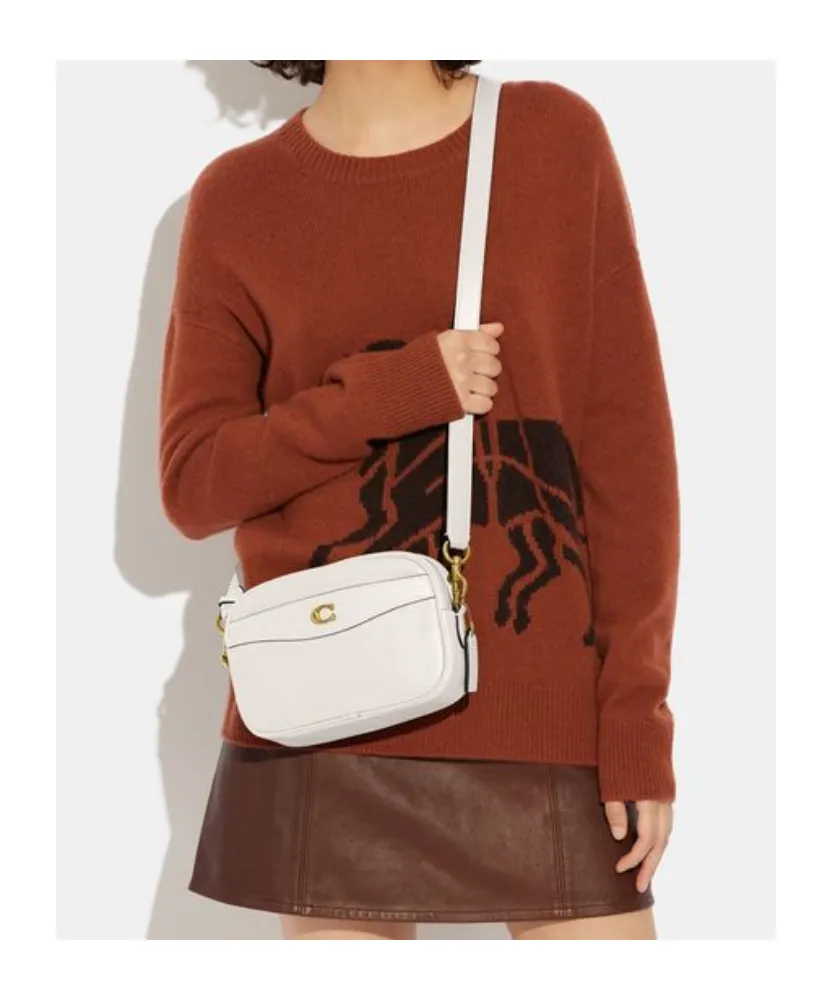 Grained Leather Camera Bag