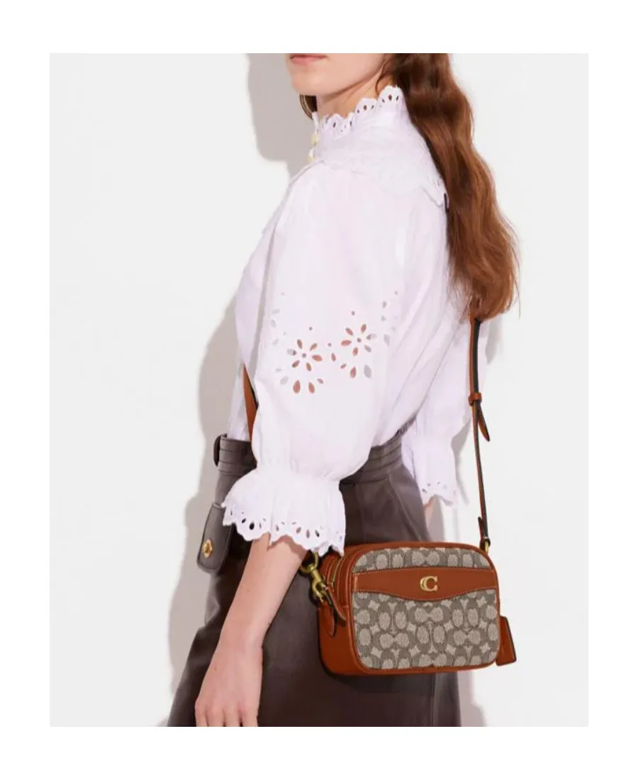 Monogram Logo-Plaque Camera Bag