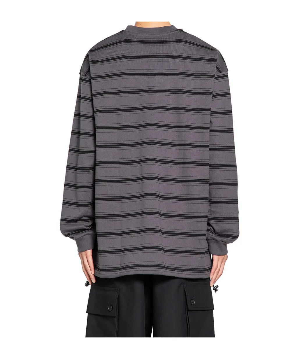 Homme Crewneck Striped T-Shirt