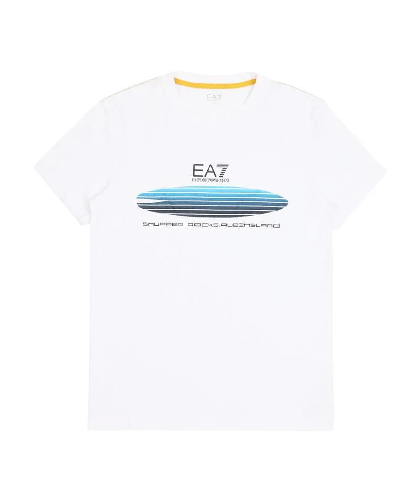 Logo Printed Round Collar T-Shirt