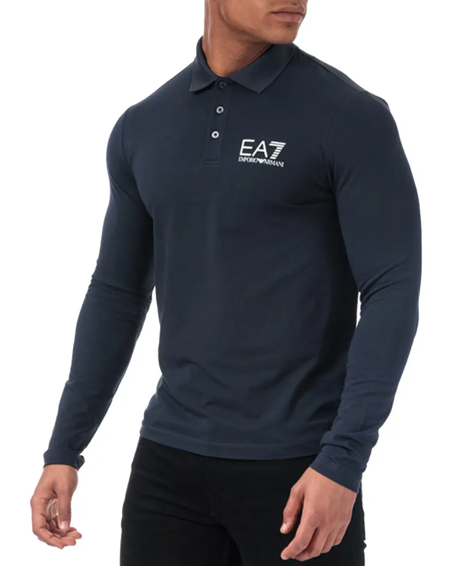 Long-Sleeved Polo Shirt