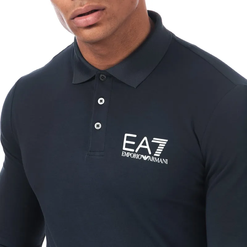 Long-Sleeved Polo Shirt