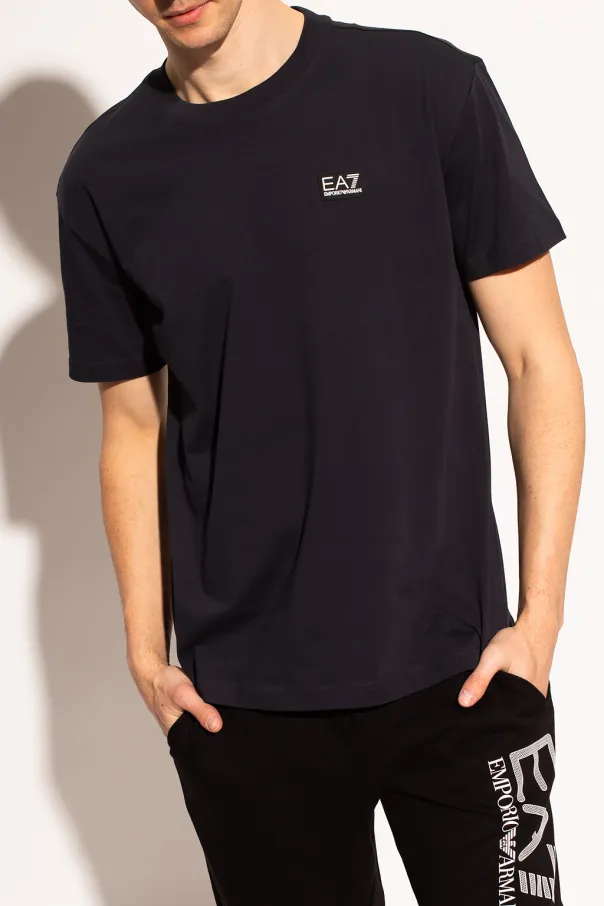 Cotton Logo-Patch T-Shirt
