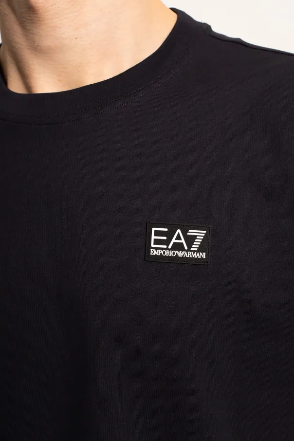 Cotton Logo-Patch T-Shirt