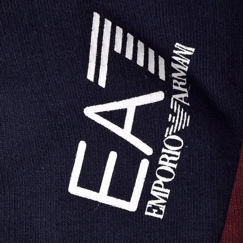 Navy Blue Sweater With High Collar And Long Sleeves