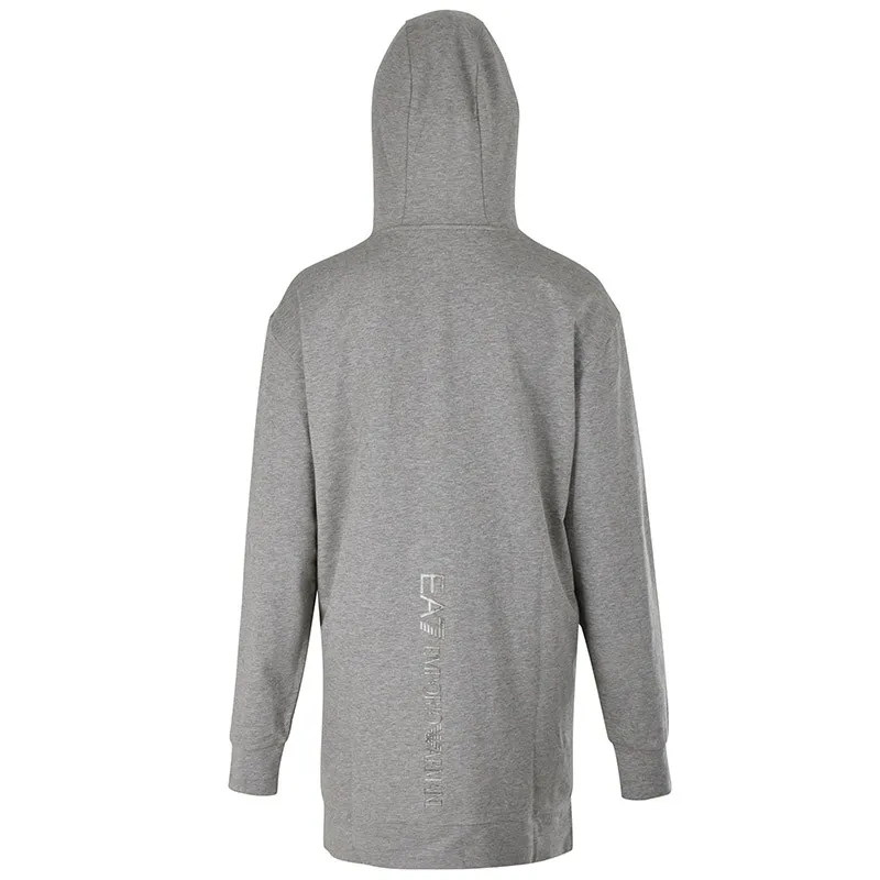 Floral Pattern Hooded Long Sweater