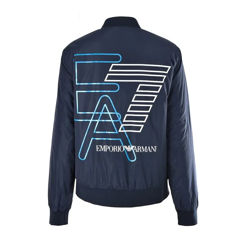 Logo Zipper Casual Jacket