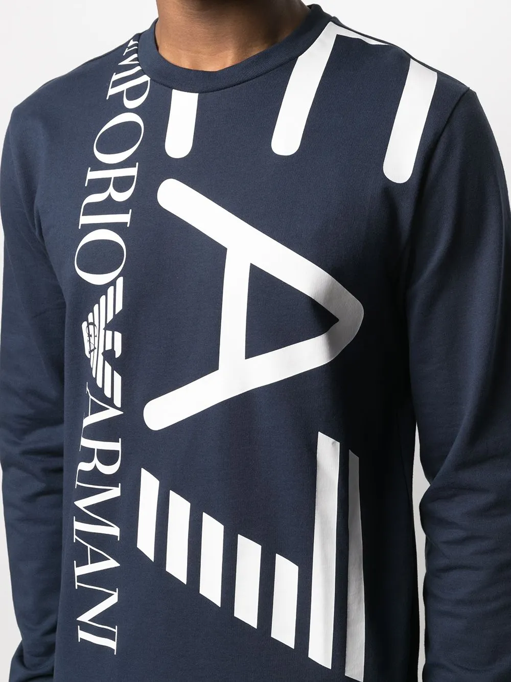 Logo Print Round Neck Sweatshirt