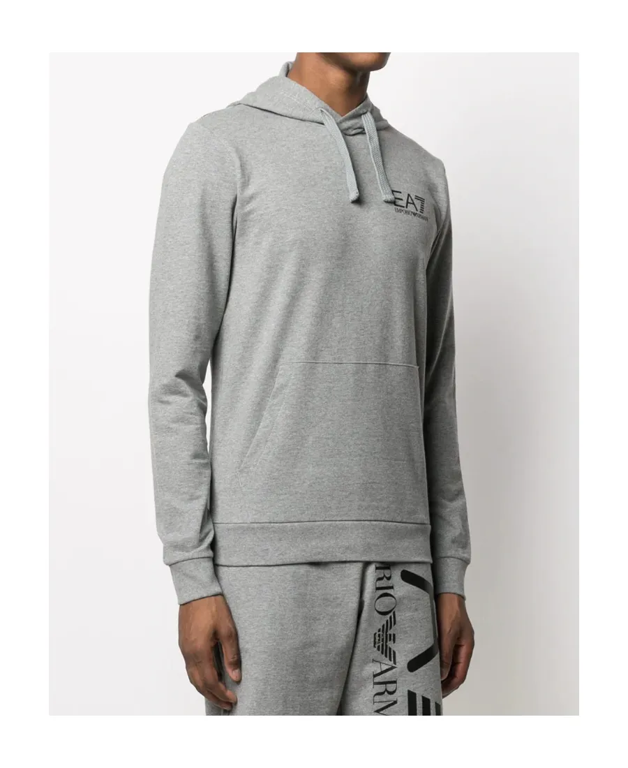 Logo-Print Drawstring Hoodie