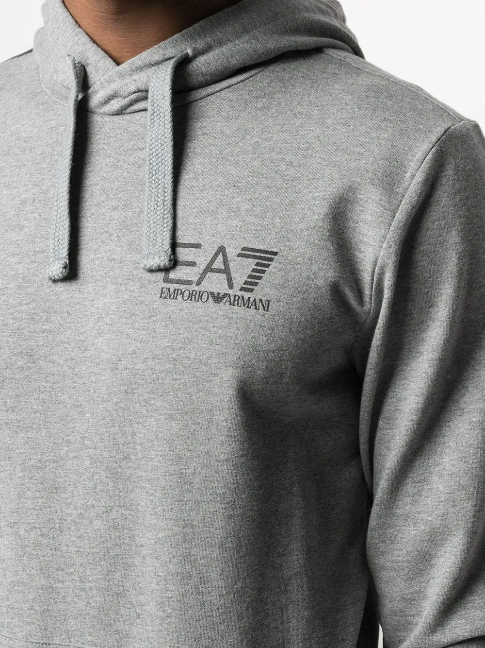 Logo-Print Drawstring Hoodie