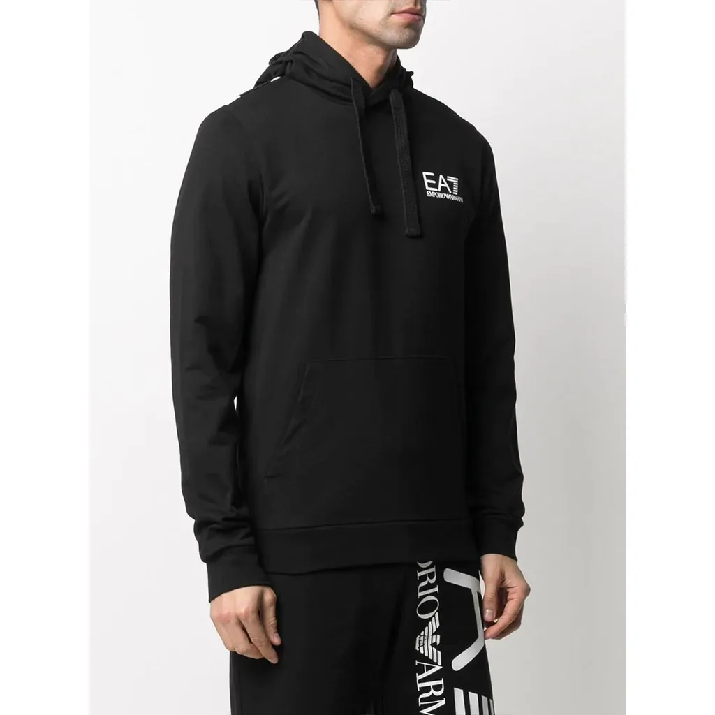 Logo-Print Drawstring Hoodie