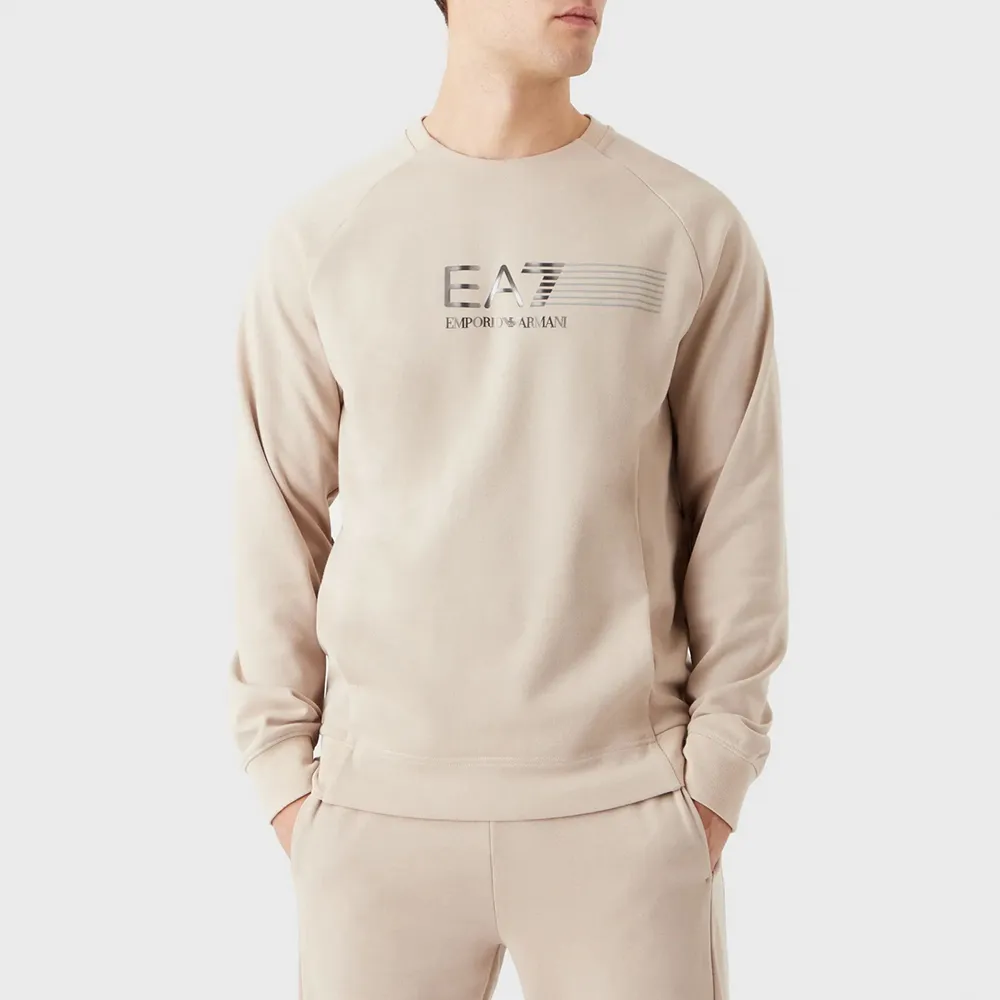 Logo Printed Round Neck Sweater