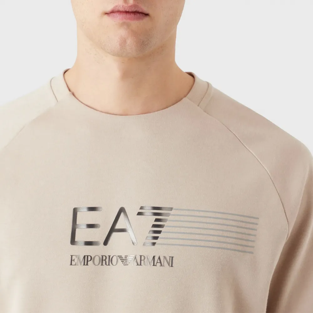 Logo Printed Round Neck Sweater