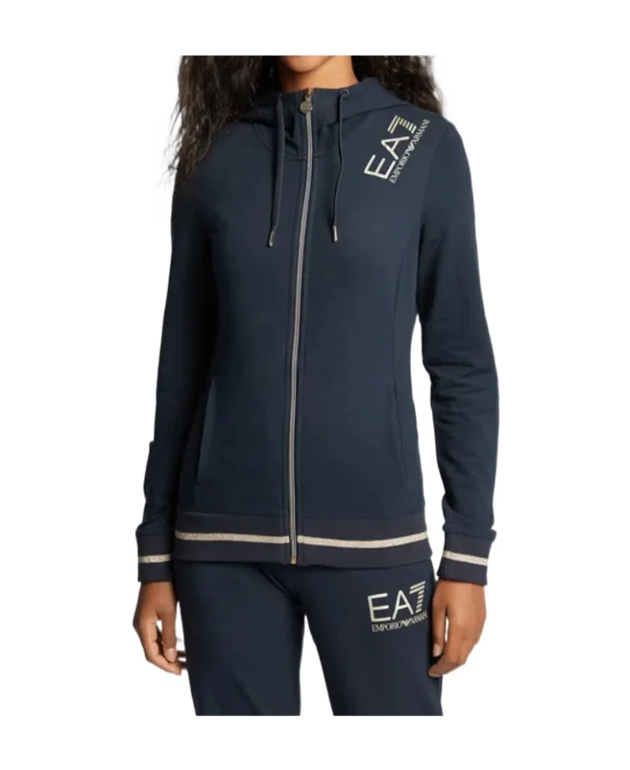 Logo Hooded Casual Coat