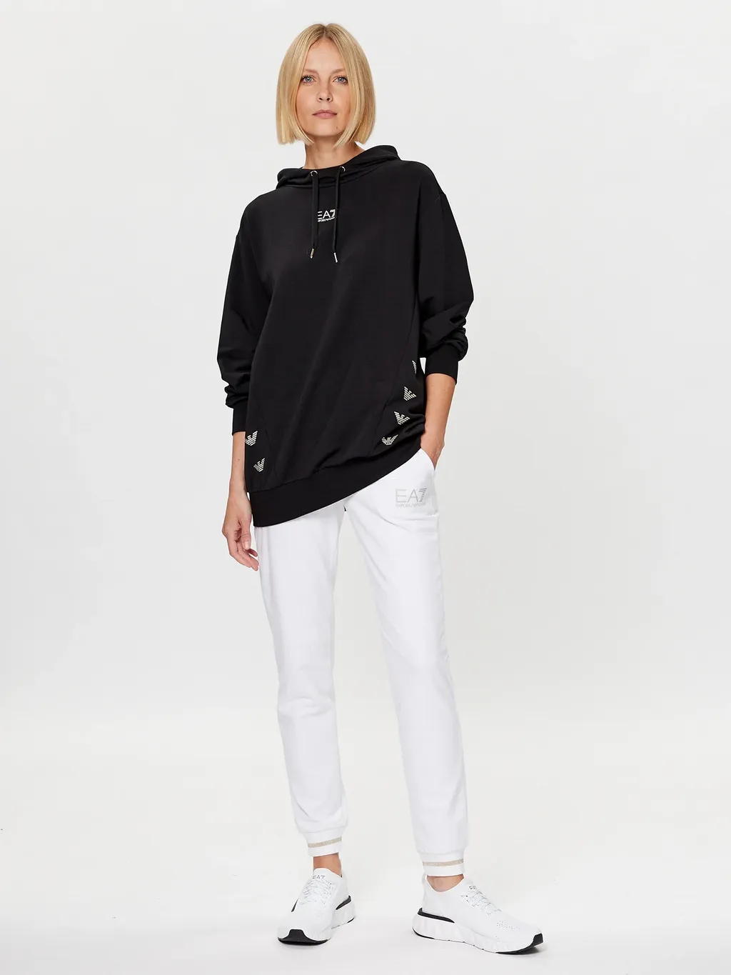 Logo-Print Long-Sleeve Hoodie