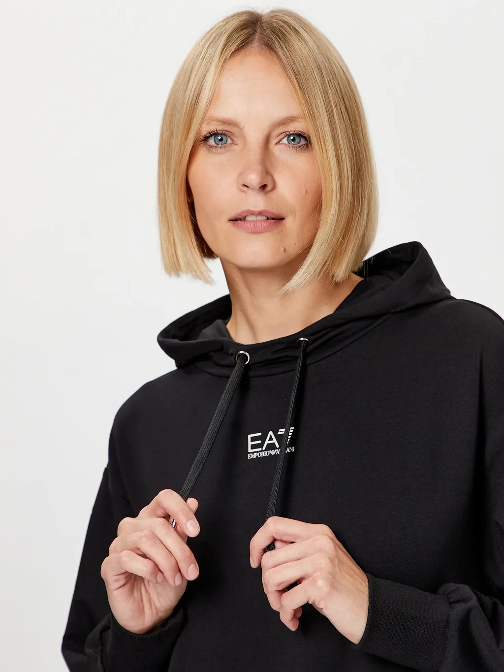 Logo-Print Long-Sleeve Hoodie