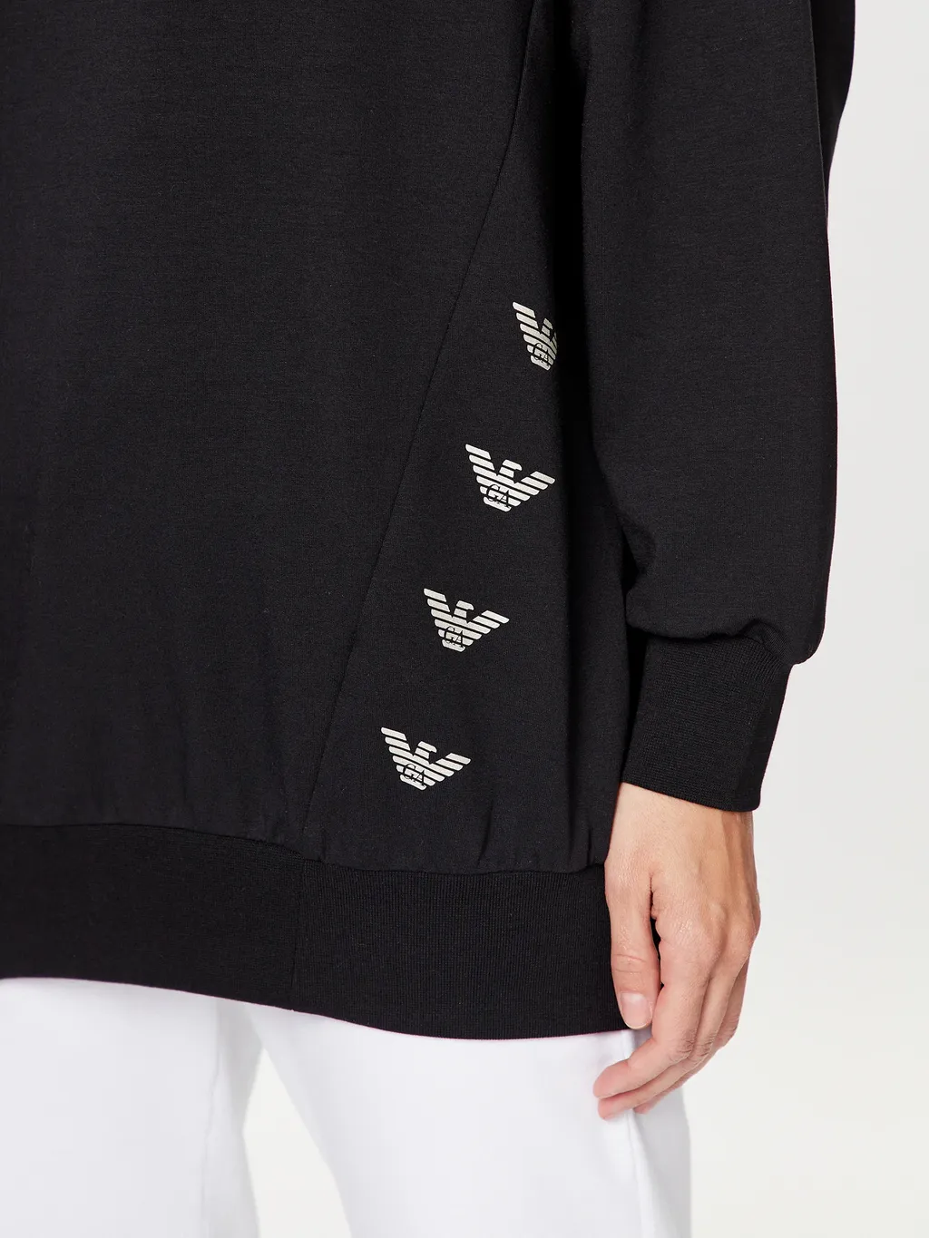 Logo-Print Long-Sleeve Hoodie