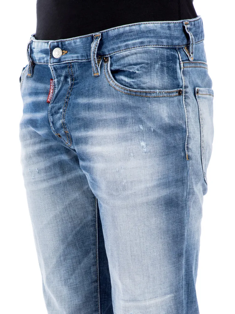 Logo Embroidered Straight Leg Jeans