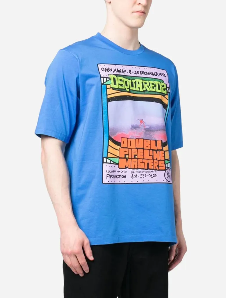 Graphic-Print Short-Sleeve Cotton T-Shirt