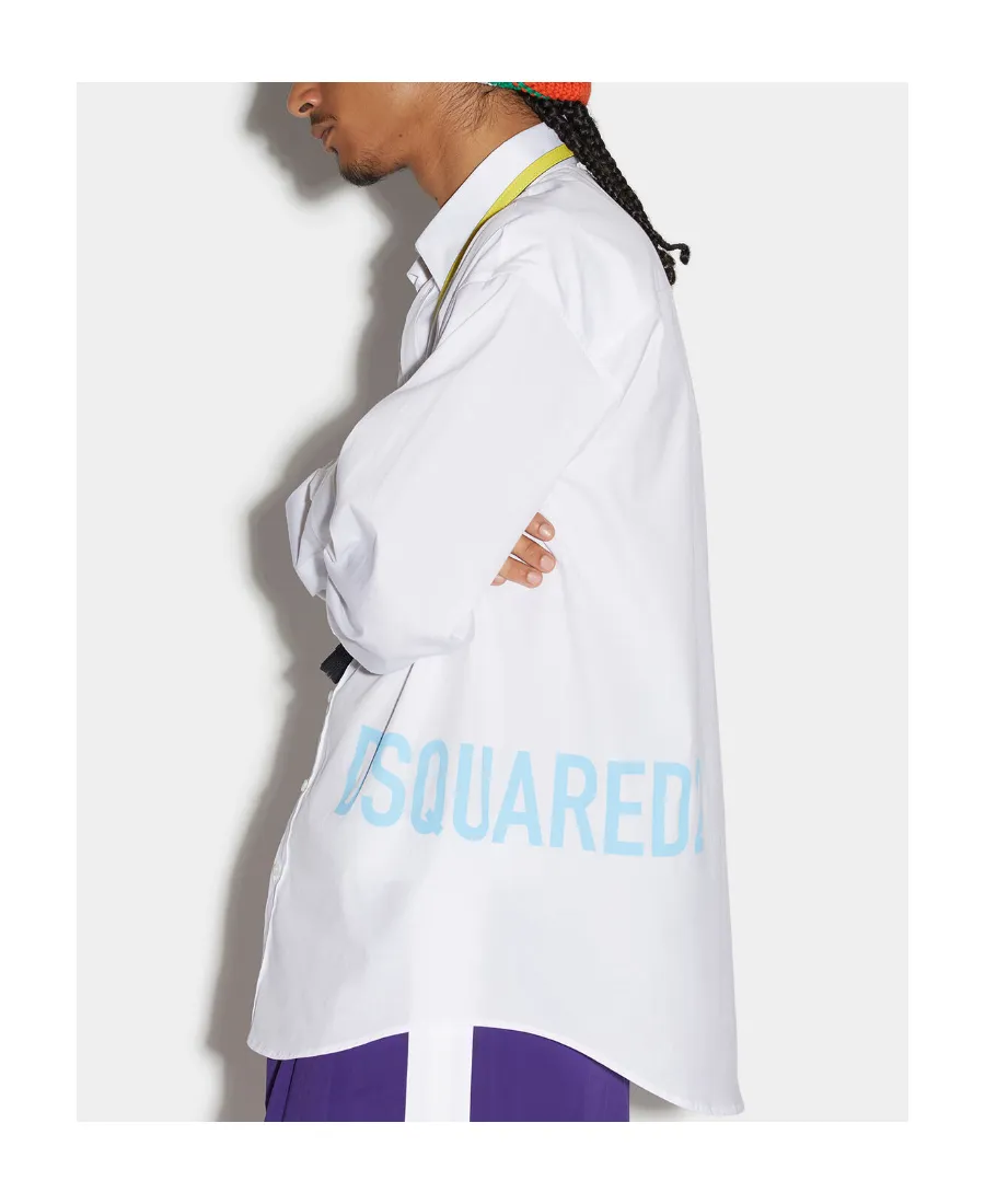 Logo Print Cotton Shirt