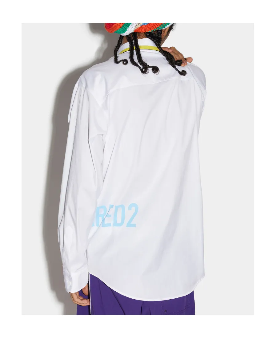 Logo Print Cotton Shirt