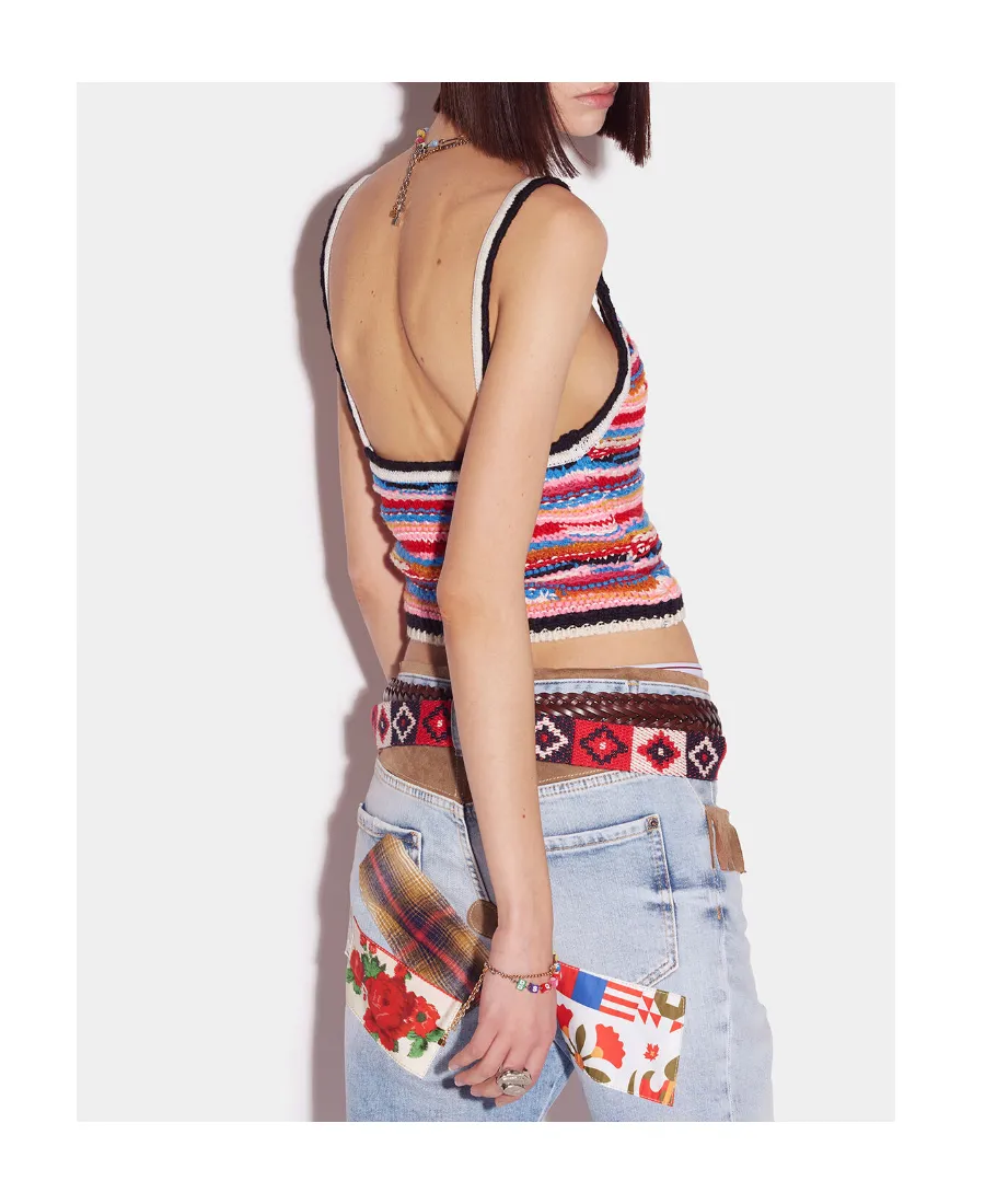 Striped Knitted Tank Top