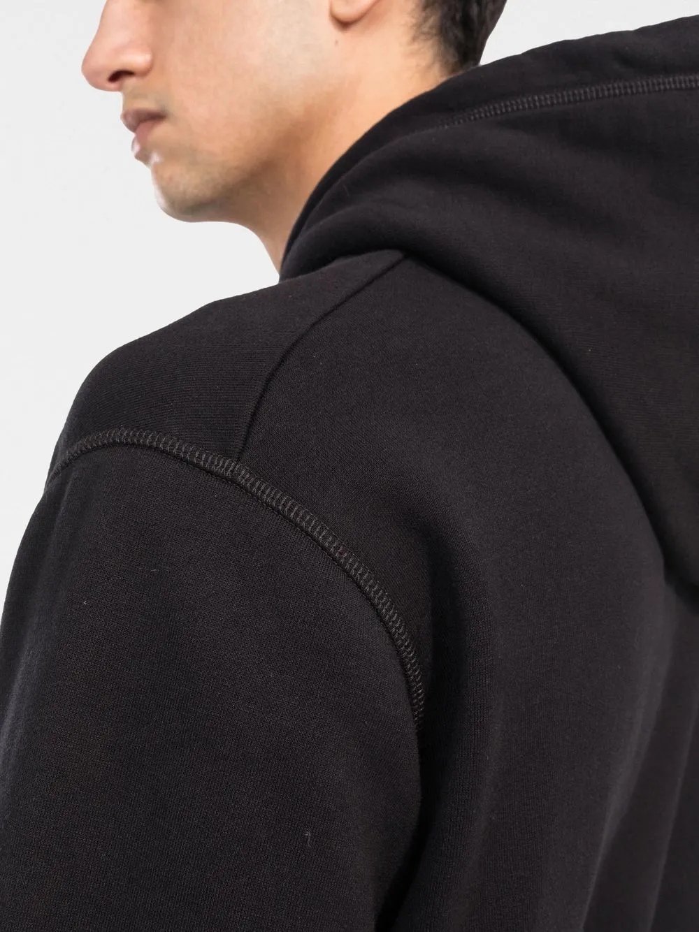 Logo Printed Drawstring Hoodie
