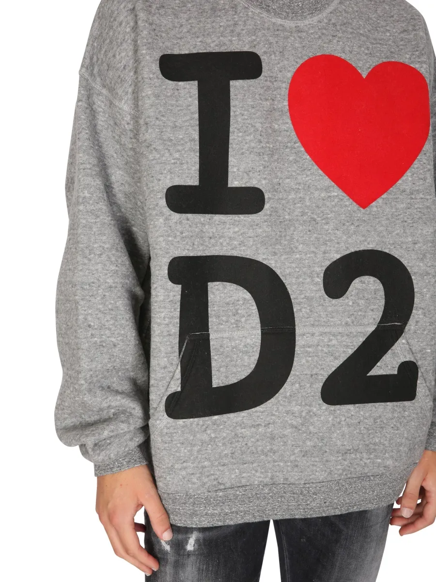 Slogo Print Crewneck Sweatshirt