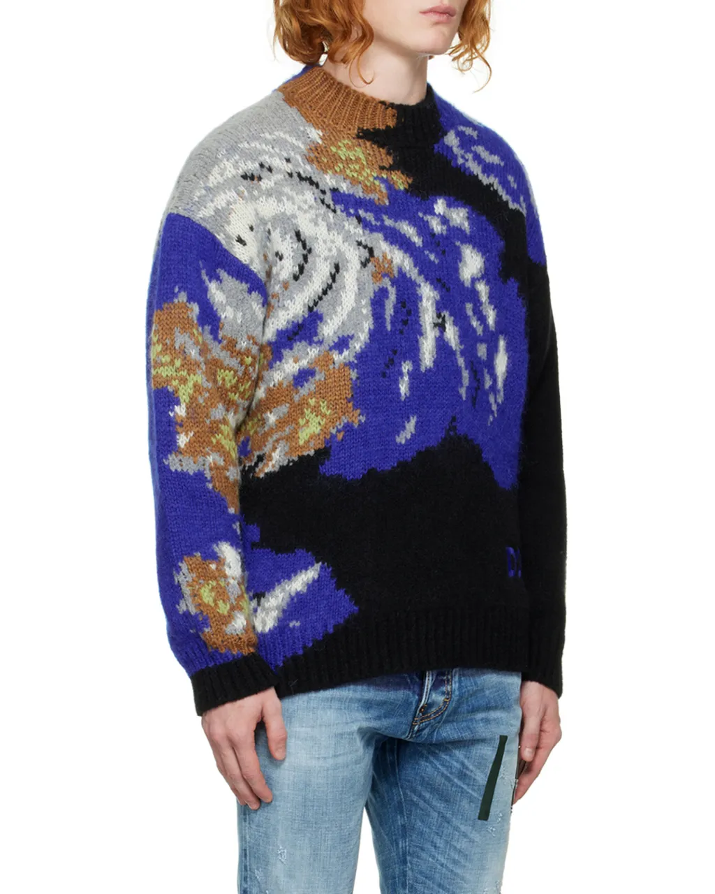 Intarsia Crew-Neck Jumper