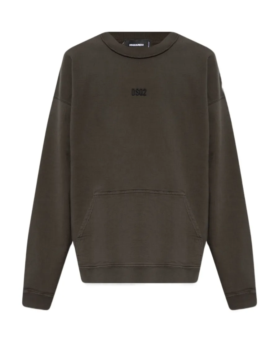 Logo-Appliqué Crewneck Sweatshirt