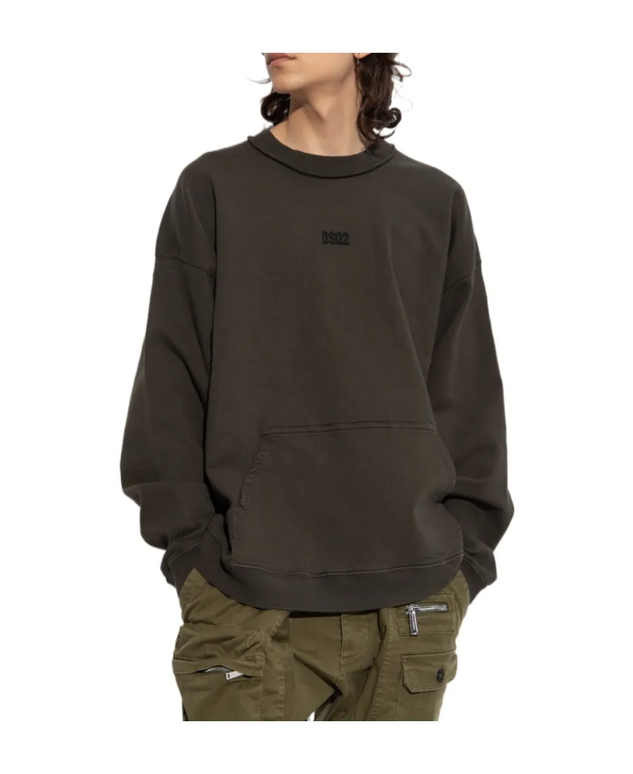 Logo-Appliqué Crewneck Sweatshirt