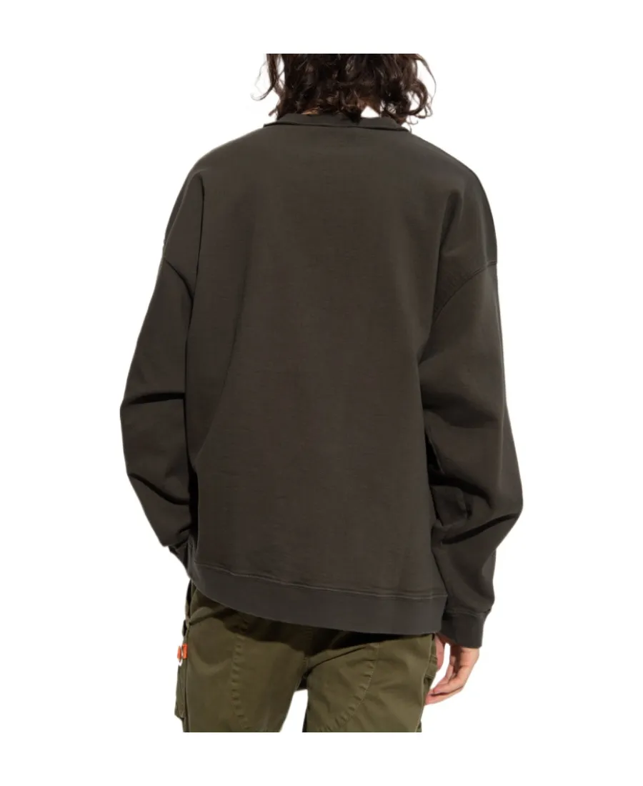 Logo-Appliqué Crewneck Sweatshirt